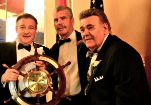 The St. Louis Port Council honored three at their recent Man of the Year dinner including  Labor Man of the Year, Ironworkers 396 Business Manager Tom McNeil Jr. (center) receiving his award from Maritime Trades Department President Mike Sacco (at right) and St. Louis Building Trades Council Executive Secretary-Treasurer Jeff Aboussie. McNeil was cited as a “true man of labor.” Management Man of the Year, Fastrack Erectors President Clayton Bragg, a third generation ironworker and a former member of Ironworkers Local 396,  received the Council’s Management Man of the Year Award. The Council’s Able Helmsman Award went to State Senator Gina Walsh, a member of of Heat and Frost Insulators Local 1. Labor Tribune photo 