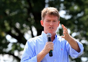 SUPPORTING WORKING FAMILIES, Attorney General Chris Koster praised labor union members for their skills, talents and commitment to building a better Missouri.  – Gary Otten photo