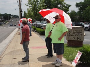 Bricklayers picket 4
