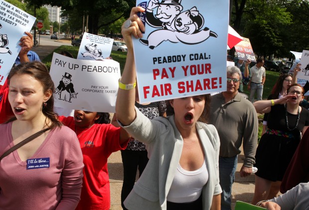 Peabody protest