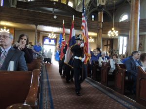 REMEMBERING THOSE WE LOST: About 200 union members and their families gathered at the Shrine of St. Joseph May 1 for the 37th Annual Robert O. Kortkamp Memorial Union Labor Mass. – Labor Tribune photo