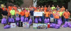 IBEW LOCAL 1 members donated $4,484 out of their own pockets to bring smiles to the faces of patients at St. Louis Children’s Hospital. – Labor Tribune photo