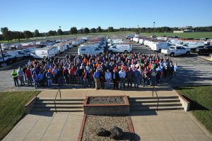 GIVING BACK: Some 300 members of Plumbers and Pipefitters Local 562 turned out for the 30th year of the Heat’s On program Oct. 8, fanning out across the community to check at service homes of the elderly, the needy and retirees and make sure they’re ready for winter. – Bradley Arteaga photo