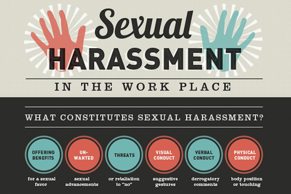 infographic templates on sexual harrassment